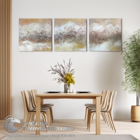Tranh Trừu Tượng Bộ Ba Tấm