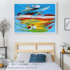 Tranh Trừu Tượng Sự Sống Số Bốn