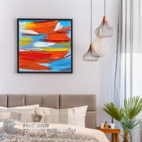 Tranh Trừu Tượng Vết Cắt Số Mười