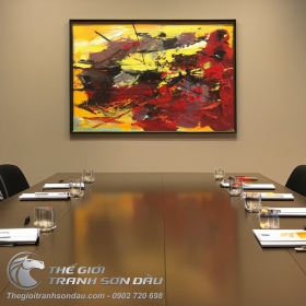 Tranh Trừu Tượng Xúc Cảm Màu Sắc