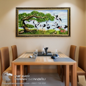 Tranh Tùng Hạc Diên Niên