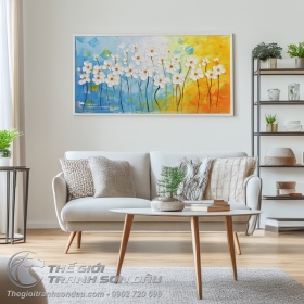 Tranh Vườn Hoa Ngọt Ngào