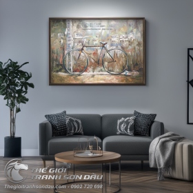 Tranh Xe Đạp Sườn Ngang