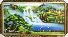 Ý nghĩa tranh sơn thủy hữu tình là gì?