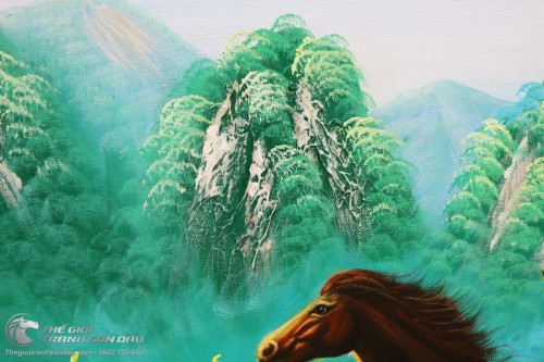 Tranh Bát Mã Phong Thủy Đẹp Giá Rẻ