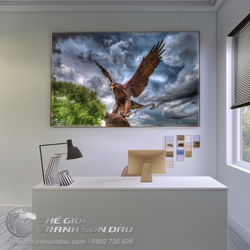 Tranh Bức Tượng Đại Bàng