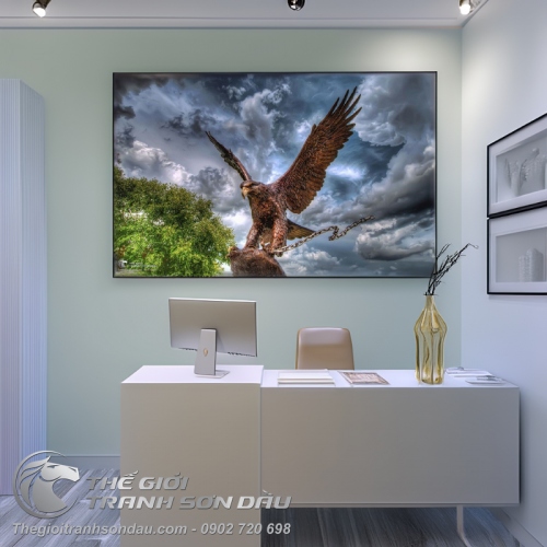 Tranh Bức Tượng Đại Bàng