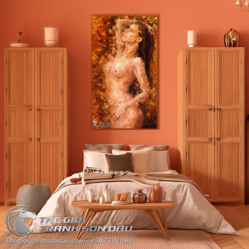 Tranh Chân Dung Thiếu Nữ Khỏa Thân