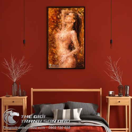 Tranh Chân Dung Thiếu Nữ Khỏa Thân