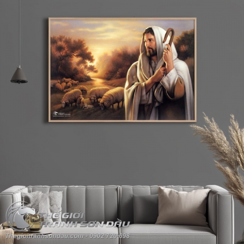 Tranh Chúa Jesu Đấng Mục Tử Nhân Lành