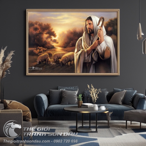 Tranh Chúa Jesu Đấng Mục Tử Nhân Lành
