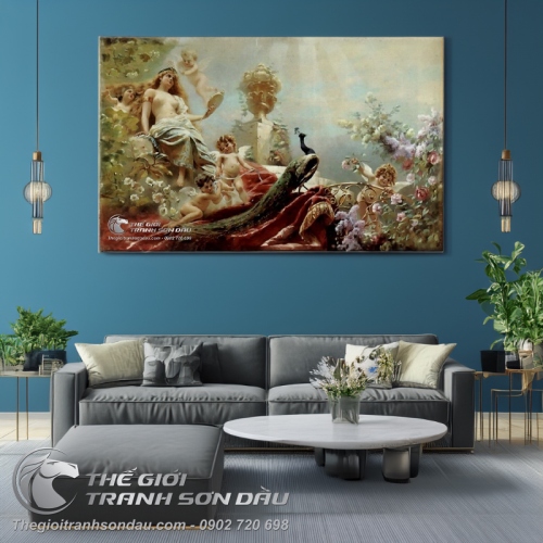 Tranh Cổ Điển Châu Âu Thiên Thần Phục Hưng