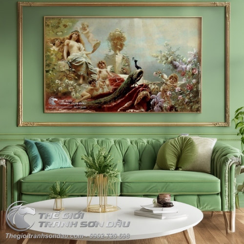 Tranh Cổ Điển Châu Âu Thiên Thần Phục Hưng