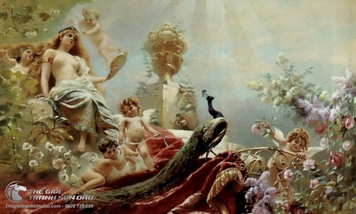 Tranh Cổ Điển Châu Âu Thiên Thần Phục Hưng