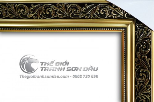 Tranh Con Sông Quê Hương Hoàng Hôn