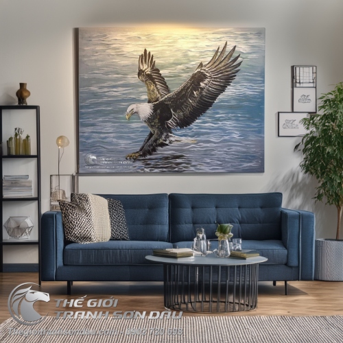 Tranh Đại Bàng Đang Bắt Mồi