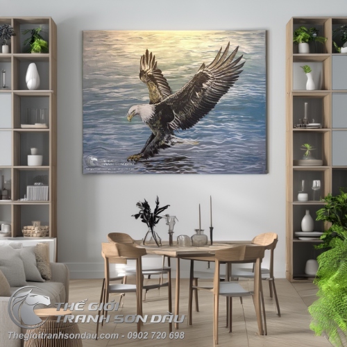 Tranh Đại Bàng Đang Bắt Mồi