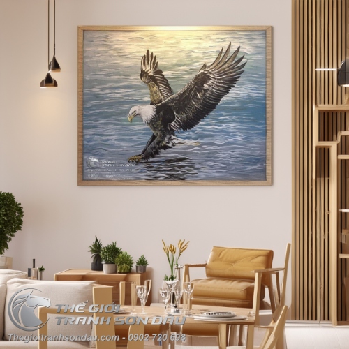 Tranh Đại Bàng Đang Bắt Mồi