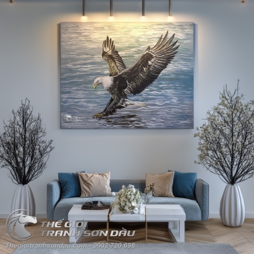 Tranh Đại Bàng Đang Bắt Mồi