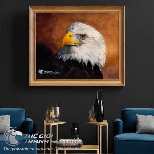 Tranh Đại Bàng Đầu Trắng Đẹp Oai Hùng