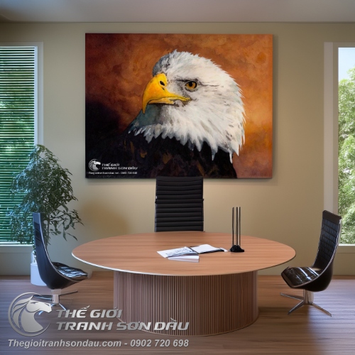 Tranh Đại Bàng Đầu Trắng Đẹp Oai Hùng
