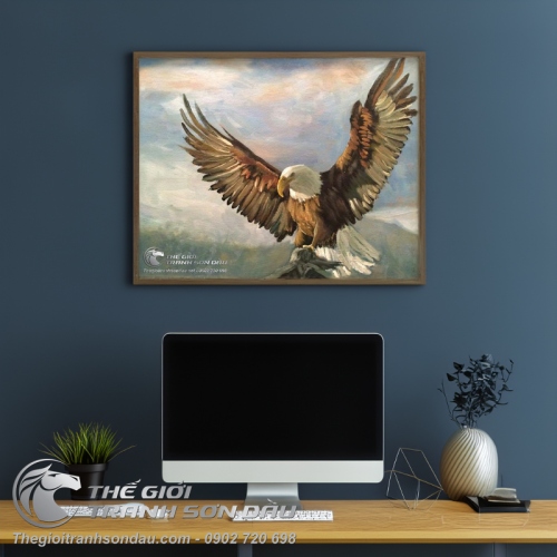 Tranh Đại Bàng Giương Cánh
