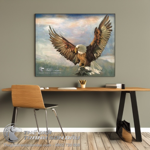 Tranh Đại Bàng Giương Cánh