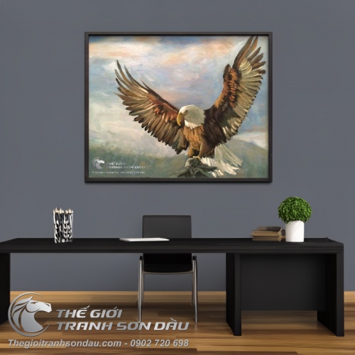 Tranh Đại Bàng Giương Cánh