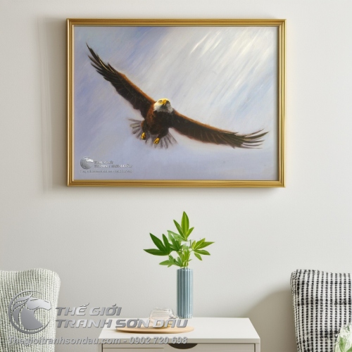 Tranh Đại Bàng Sải Cánh Bay Lượn