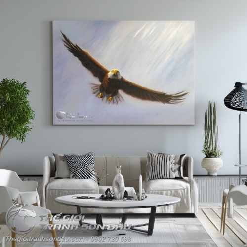 Tranh Đại Bàng Sải Cánh Bay Lượn
