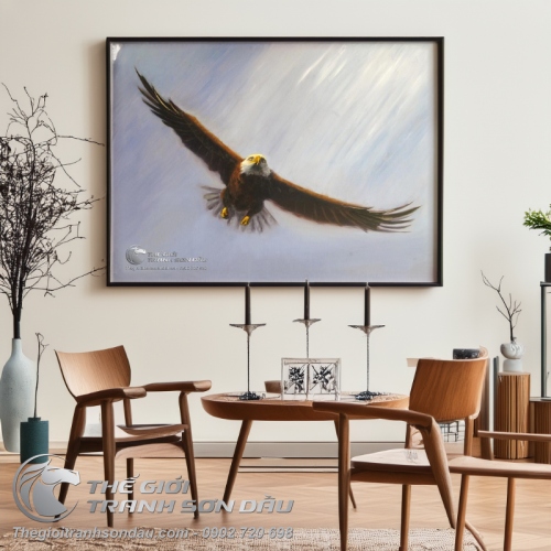 Tranh Đại Bàng Sải Cánh Bay Lượn