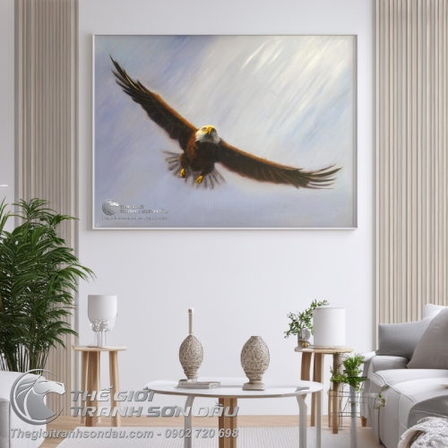 Tranh Đại Bàng Sải Cánh Bay Lượn