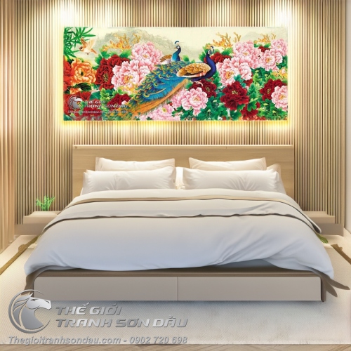 Tranh Đôi Chim Uyên Ương Hạnh Phúc