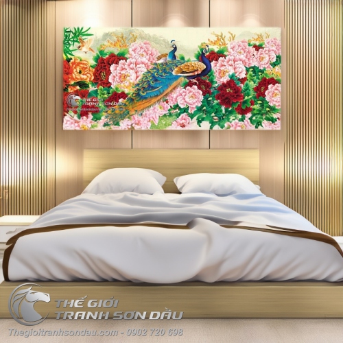 Tranh Đôi Chim Uyên Ương Hạnh Phúc