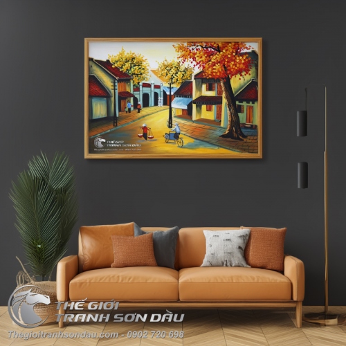 Tranh Đường Phố Xưa Của Hà Nội