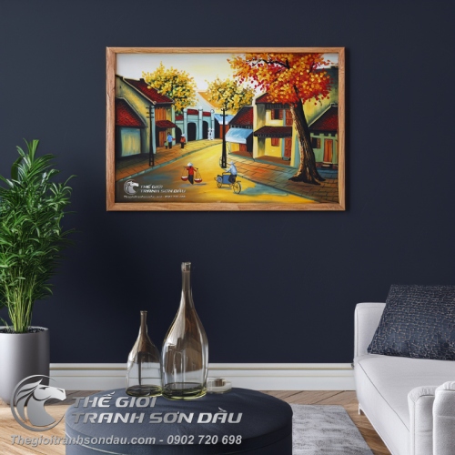 Tranh Đường Phố Xưa Của Hà Nội