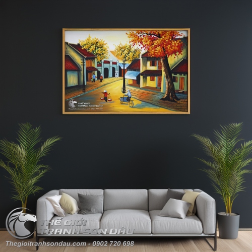 Tranh Đường Phố Xưa Của Hà Nội