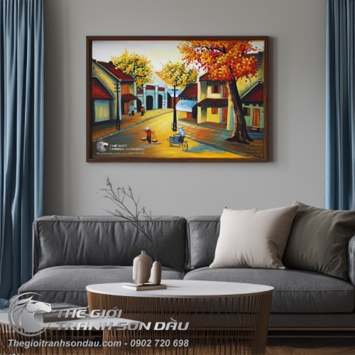 Tranh Đường Phố Xưa Của Hà Nội