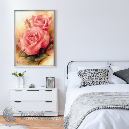 Tranh Hoa Hồng Đẹp Tinh Tế