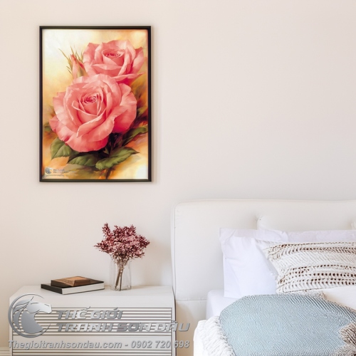 Tranh Hoa Hồng Đẹp Tinh Tế