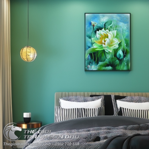 Tranh Hoa Sen Búp Sen Và Đài Sen