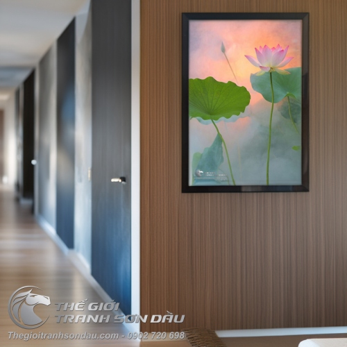 Tranh Hoa Sen Thanh Khiết