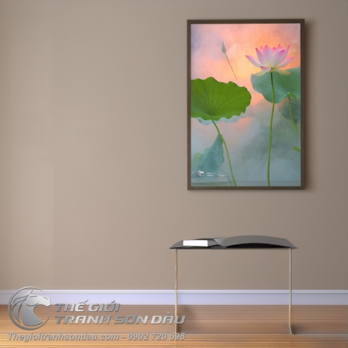 Tranh Hoa Sen Thanh Khiết