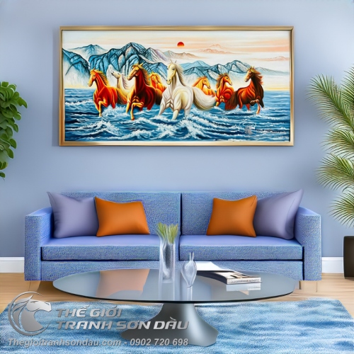 Tranh Mã Đáo Thành Công Bình Sơn Đạp Hải