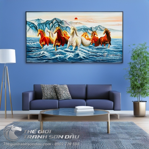 Tranh Mã Đáo Thành Công Bình Sơn Đạp Hải