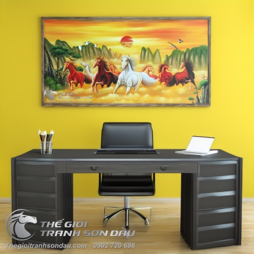 Tranh Mã Đáo Thành Công Đẹp Cho Mệnh Kim