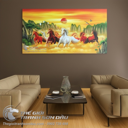 Tranh Mã Đáo Thành Công Đẹp Cho Mệnh Kim