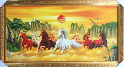 Tranh Mã Đáo Thành Công Đẹp Cho Mệnh Kim