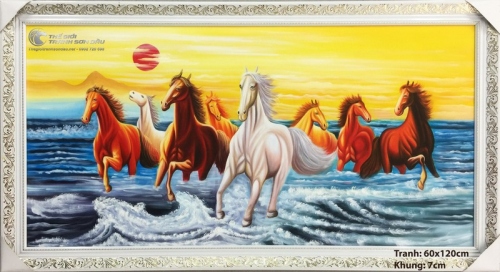 Tranh Mã Đáo Thành Công Hợp Gia Chủ Mệnh Thủy