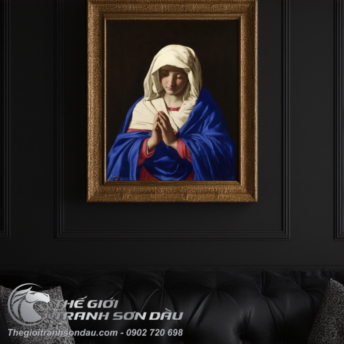 Tranh Mẹ Maria Cầu Nguyện